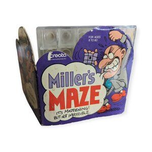 Vintage 1983 Miller's Maze Puzzle Creata International NWT